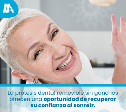 Mujer Recupera su Sonrisa con una Prtesis Dental Removible Sin Ganchos